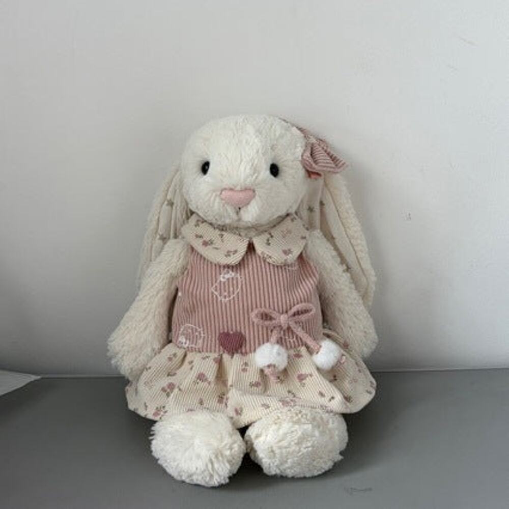 Floral Romper Outfit for Small Bashful Bunny | Outfit Only